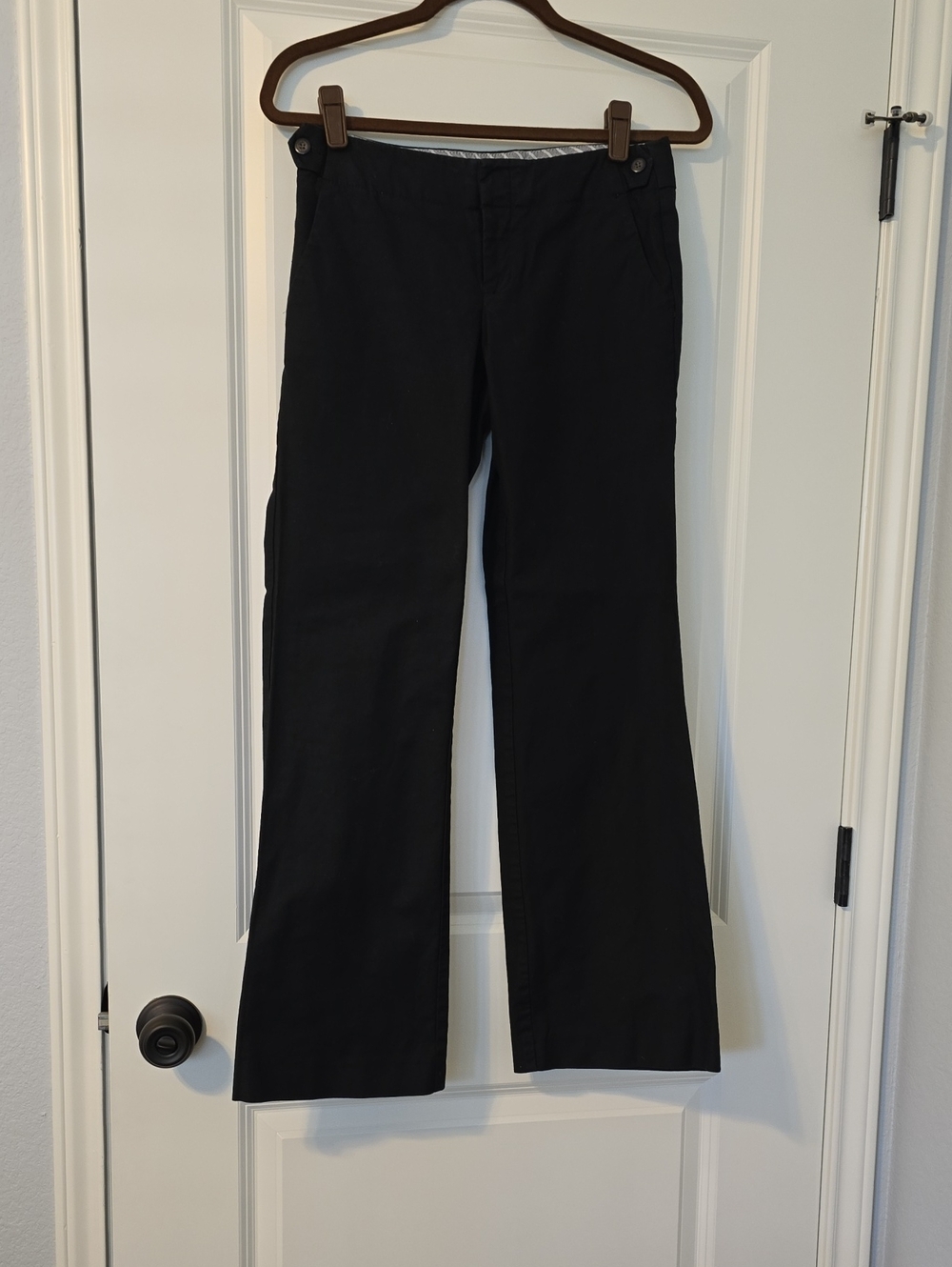 GAP Navy Blue Hip Slung Fit Flared Leg Women's Pants Size 0